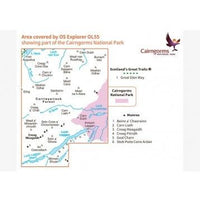 OS Explorer Map OL55 - Loch Laggan, Creag Meagaidh and Corrieyairack Pass - area covered,OS Explorer Map OL55 - Loch Laggan