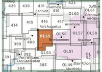 OS Explorer Map OL55 - Loch Laggan