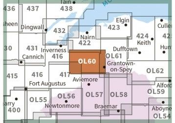 OS Explorer Map OL60 - Lochindorb