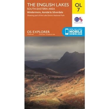 Explorer Maps England OS Explorer Map OL07 - The English Lakes - South East area – Climb Europe