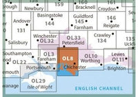 OS Explorer Map OL08 - Chichester