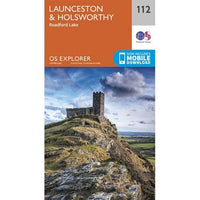 OS Explorer Map 112 - Launceston and Holsworthy