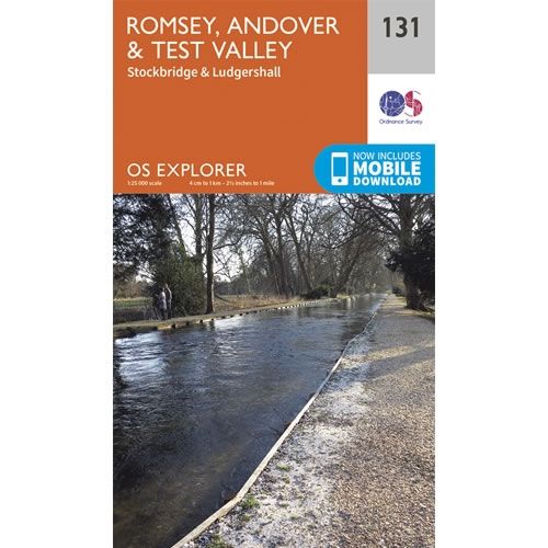 OS Explorer Map 131 - Romsey and Andover – Climb Europe