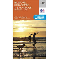 OS Explorer Map 139 - Bideford and Ilfracombe