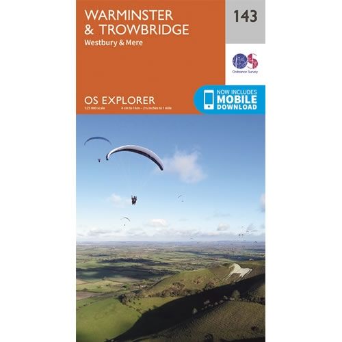 OS Explorer Map 143 - Warminster and Trowbridge