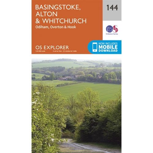 OS Explorer Map 144 - Basingstoke, Alton and Whitchurch