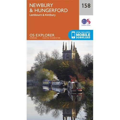 OS Explorer Map 158 - Newbury and Hungerford