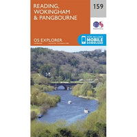 OS Explorer Map 159 - Reading, Wokingham and Pangbourne