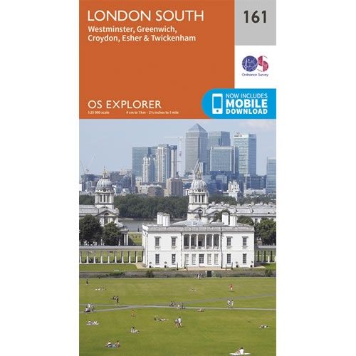 OS Explorer Map 161 - London South