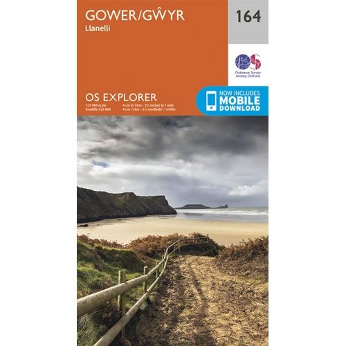 OS Explorer Map 164 - Gower