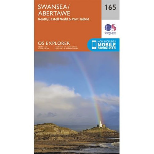 OS Explorer Map 165 - Swansea – Climb Europe