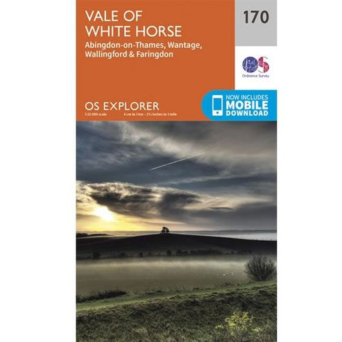 OS Explorer Map 170 - Abingdon and Wantage – Climb Europe