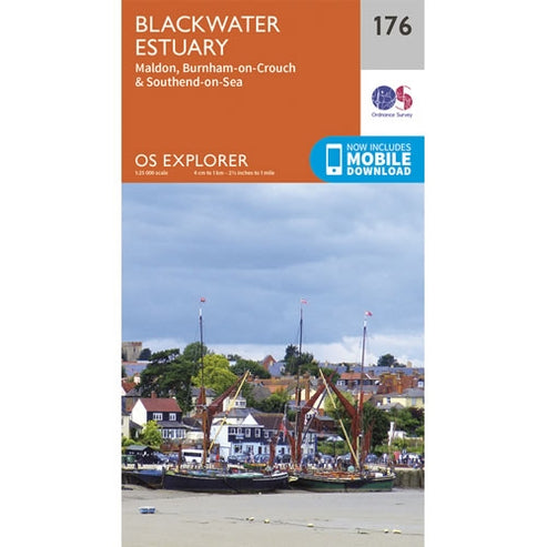 OS Explorer Map 176 - Blackwater Estuary – Climb Europe