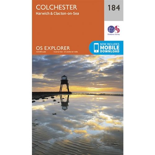 OS Explorer Map 184 - Colchester