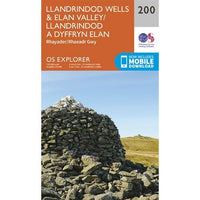 OS Explorer Map 200 - Llandrindod Wells and Elan Valley