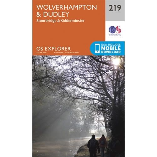 OS Explorer Map 219 - Wolverhampton and Dudley