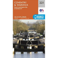 OS Explorer Map 221 - Coventry and Warwick