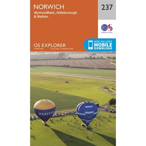 OS Explorer Map 237 - Norwich