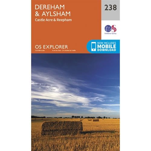 OS Explorer Map 238 - Dereham and Aylsham