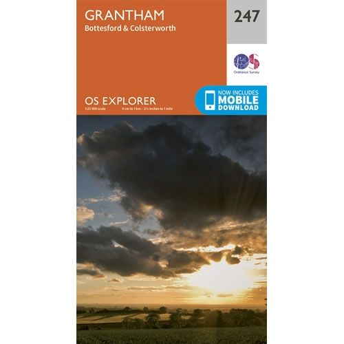 OS Explorer Map 247 - Grantham