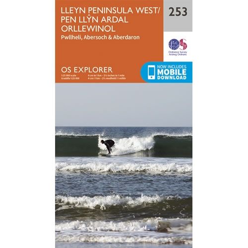 OS Explorer Map 253 - Lleyn Peninsula West