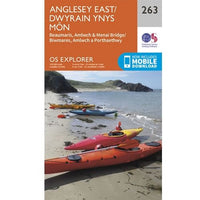 OS Explorer Map 263 - Anglesey East and Beaumaris