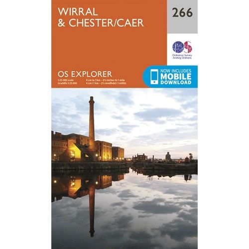 OS Explorer Map 266 - Wirral and Chester