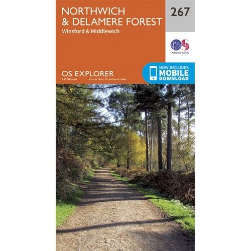 OS Explorer Map 267 - Northwich and Delamere Forest