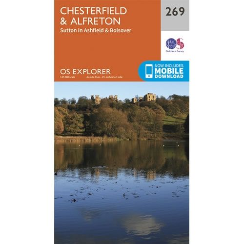 OS Explorer Map 269 - Chesterfield and Alfreton