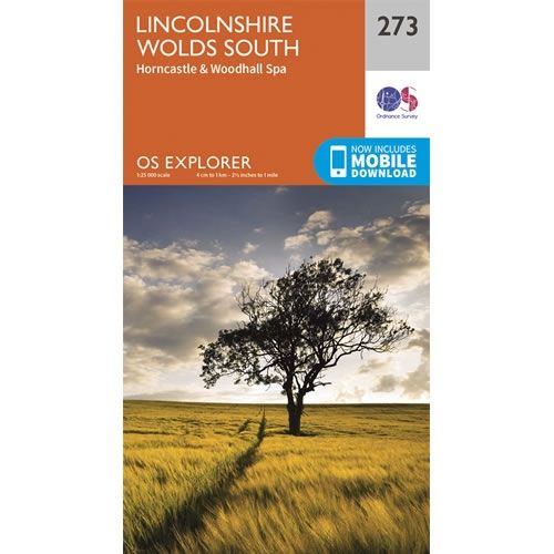 OS Explorer Map 273 - Lincolnshire Wolds South