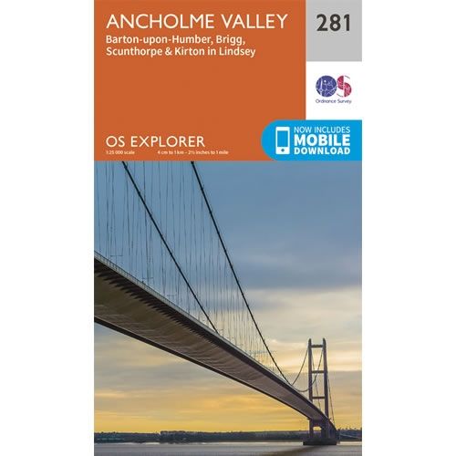 OS Explorer Map 281 - Ancholme Valley