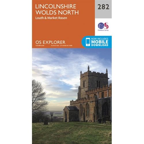 OS Explorer Map 282 - Lincolnshire Wolds North