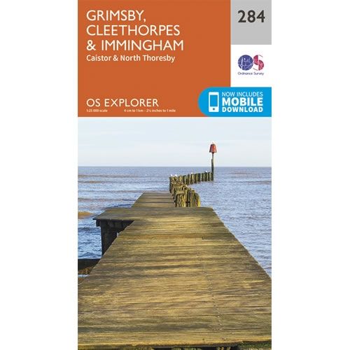 OS Explorer Map 284 - Grimsby and Cleethorpes