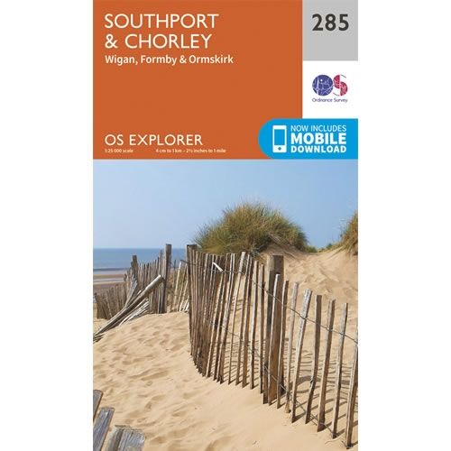 OS Explorer Map 285 - Southport and Chorley