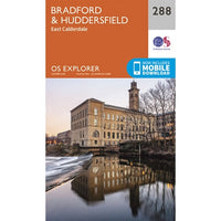 OS Explorer Map 288 - Bradford and Huddersfield