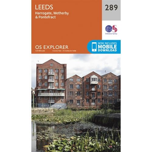 OS Explorer Map 289 - Leeds and Harrogate