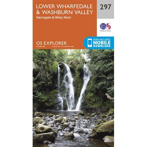 OS Explorer Map 297 - Lower Wharfedale and Washburn Valley