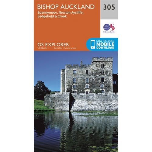 OS Explorer Map 305 - Bishop Auckland