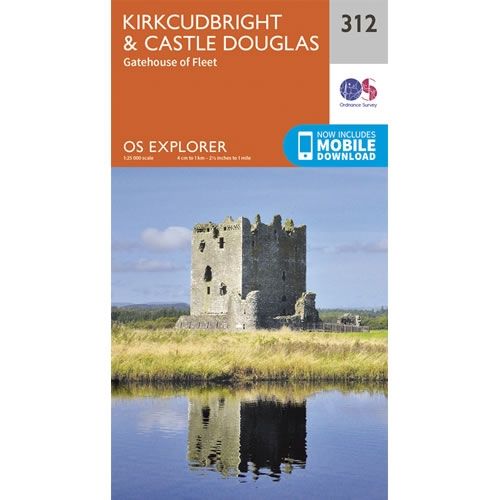 OS Explorer Map 312 - Kirkcudbright and Castle Douglas