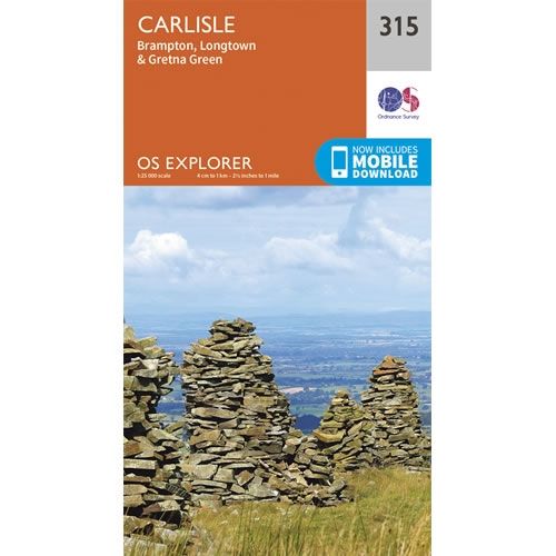 OS Explorer Map 315 - Carlisle and Brampton