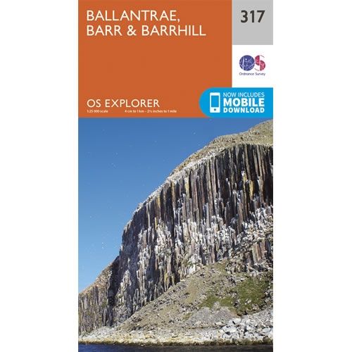 OS Explorer Map 317 - Ballantrae, Barr and Barrhill