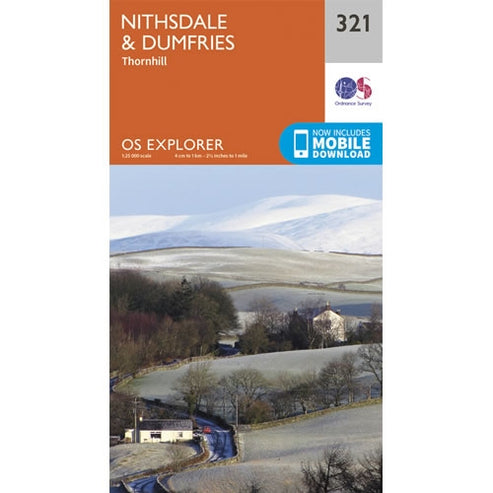 OS Explorer Map 321 - Nithsdale and Dumfries – Climb Europe