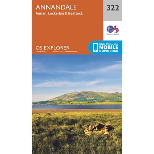 OS Explorer Map 322 - Annandale, Annan, Lockerbie and Beattock