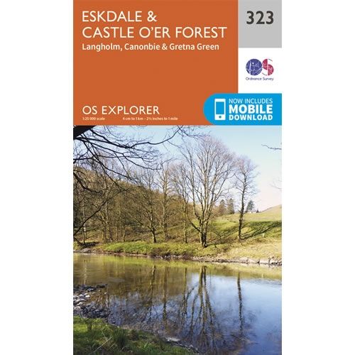 OS Explorer Map 323 - Eskdale and Castle O'er Forest