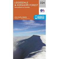 OS Explorer Map 324 - Liddesdale and Kershope Forest