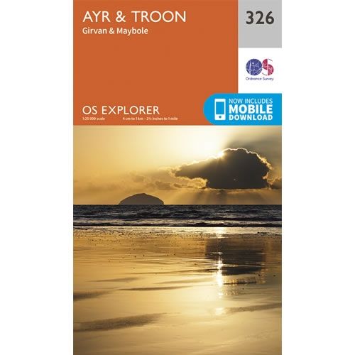 OS Explorer Map 326 - Ayr and Troon