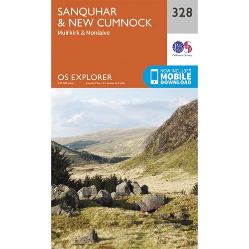 OS Explorer Map 328 - Sanquhar and New Cumnock