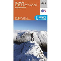 OS Explorer Map 330 - Moffat and St Mary's Loch