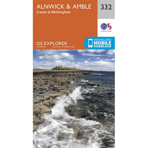 OS Explorer Map 332 - Alnwick and Amble