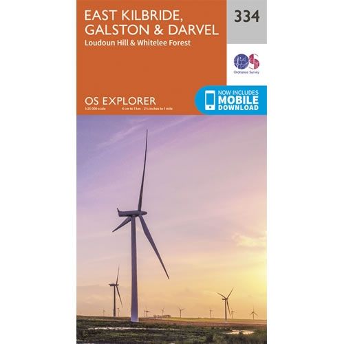 OS Explorer Map 334 - East Kilbride